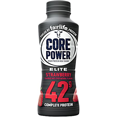 14 oz Elite Strawberry Protein Shake