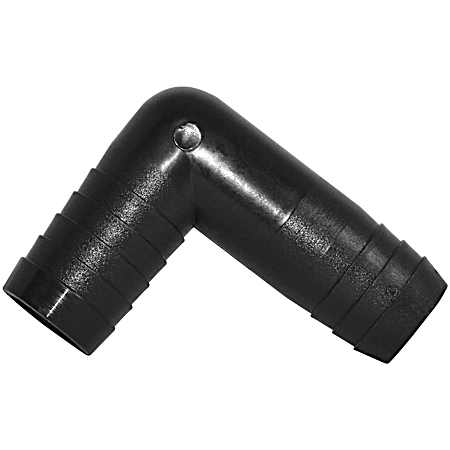 3/8 in. HB x HB Black Barbed Elbow