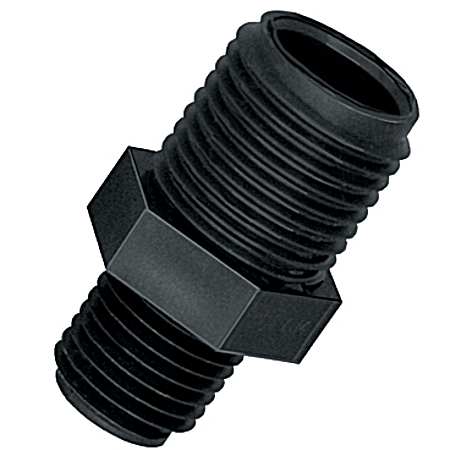Green Leaf Poly Nipple Adapter 1/4