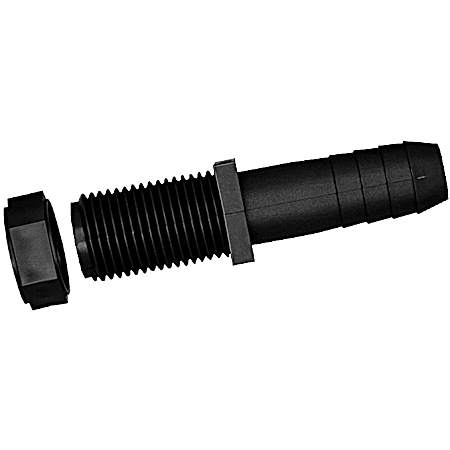 1-1/16 in UN Nozzle Thread x 3/8 in HB Black Polypropylene Nozzle Body