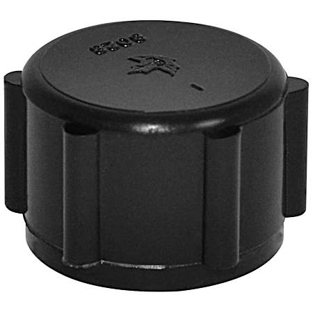 1-1/16 in Female UN Black Polypropylene Nozzle Thread Cap