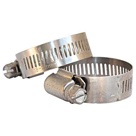 1-1/2 Stainless Steel Worm Gear Hose Clamp