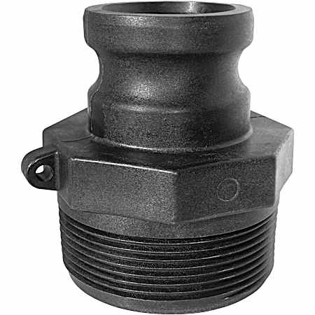 2 in. Male X 3 in. MPT Black Polypropylene Camlock (F) Adapter