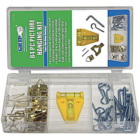 84 Pc Picture Hanging Kit