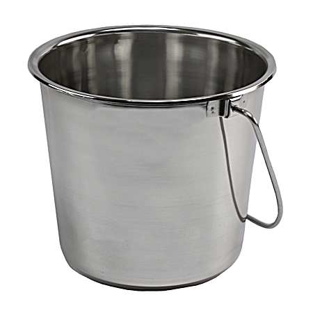 4-gal Seamless Stainless Steel Bucket