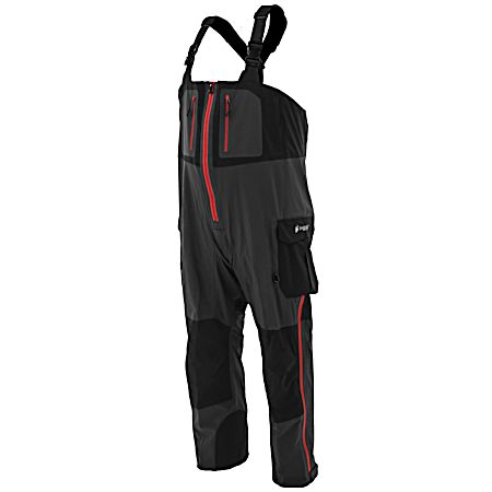 Men's Black/Charcoal Grey Pilot II Guide Bibs