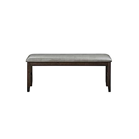 Sterling Walnut/Grey Dining Bench