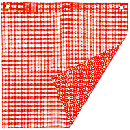 18 in x 18 in Orange Safety Flag w/ Grommet