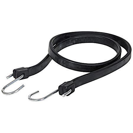 45 in Black EPDM Rubber Strap