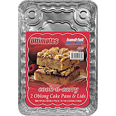 Cook-N-Carry Cake Pans with Lids
