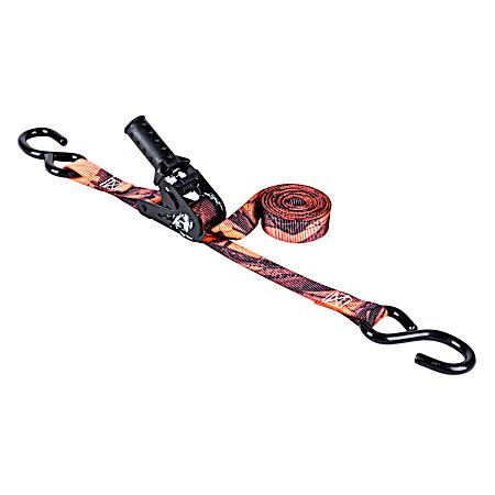 12 ft Blaze Orange Camo Ratchet Tie-Down