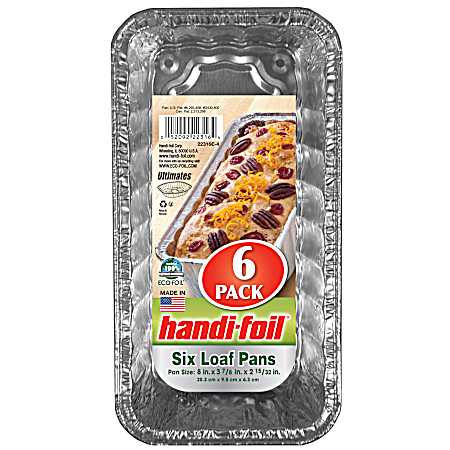 6 pk 2 lb Loaf Pan