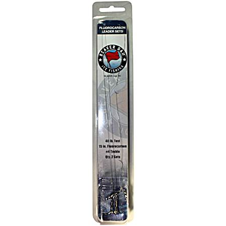 40 Lb. Fluorocarbon Ice Leader