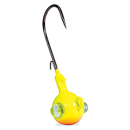 Google Eye Chartreuse/Orange Jig