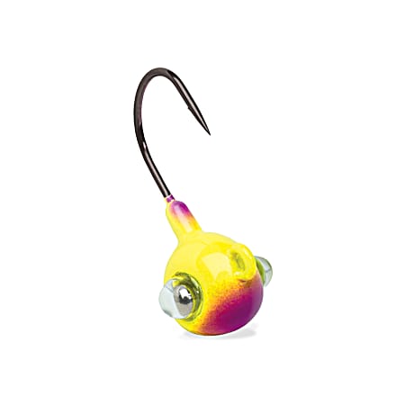 Google Eye Live Bait Series Jig -Purple/Chartreuse