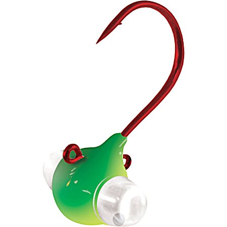 Google Eye Chartreuse/Green Live Bait Series Jig