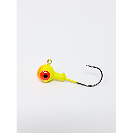 Chartreuse Orange Roundhead Jig