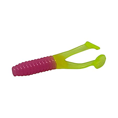Bubble Gum Chartreuse Tail Triple Threat Crappie Scrub