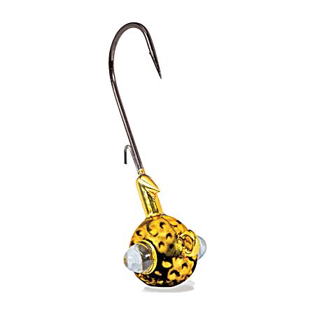 Gold Hammered Google Eye Jig