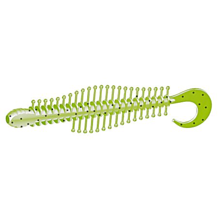 Chartreuse Hologram Tickle Worm Bait