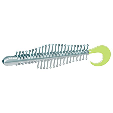 Tennessee Shad Chartreuse Tail Tickle Worm Bait