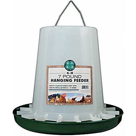 7 lb Hanging Poultry Feeder - Assorted