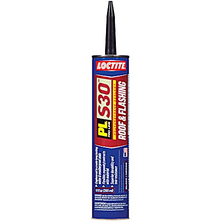 PL 10 fl oz Black Roof & Flashing Polyurethane Sealant