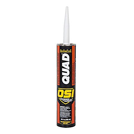Quad 10 fl oz White Window, Door & Siding Sealant