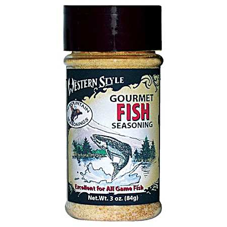 Western Style Gourmet Fish Seasoning - 3 Oz.