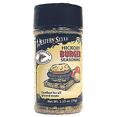Western Style Hickory Burger Seasoning - 2.25 Oz.