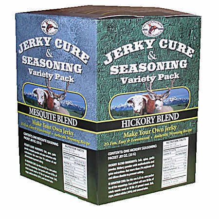 1 lb Variety Pack Jerky Cure & Seasoning Kit