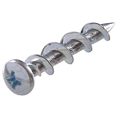 Walldog 1-1/4 in x 3/16 in Chrome PHP Self-Drilling Wall Anchors - 40 Pk