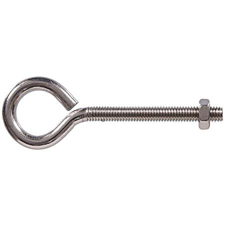 Hardware Essentials Eye Bolt w/Hex Nut - Stainless Steel