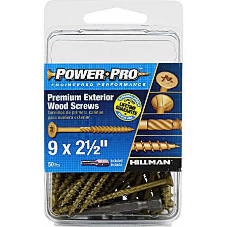 Star Drive XL Exterior Deck Screws - 50 Pc