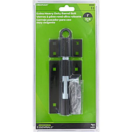 Hardware Essentials Xtra Heavy-Duty Barrel Bolt