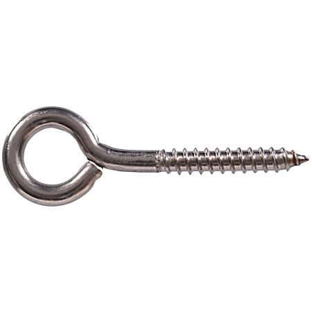 Hardware Essentials Lag Thread Screw Eye - Stainless Steel