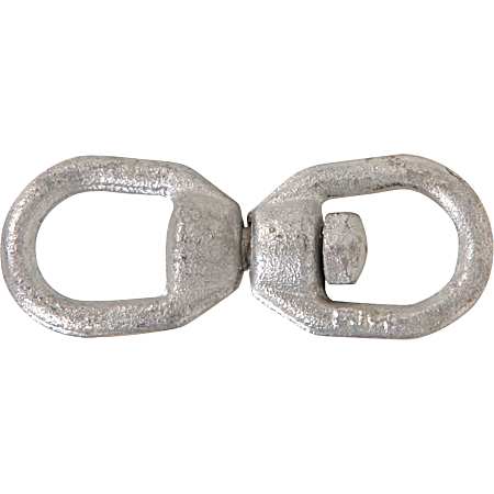 Hardware Essentials Forged Steel Double Round Eye Swivel