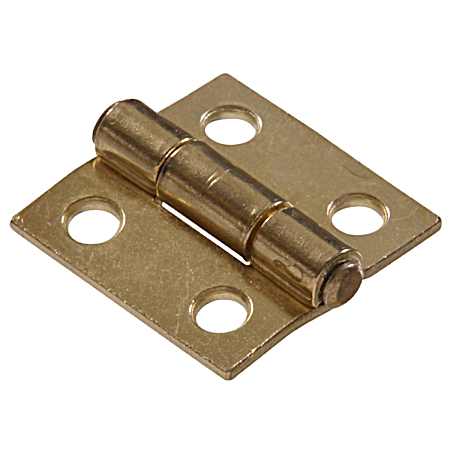 Hardware Essentials Light Narrow Door Hinge with Fixed Pin - 2 Pk.