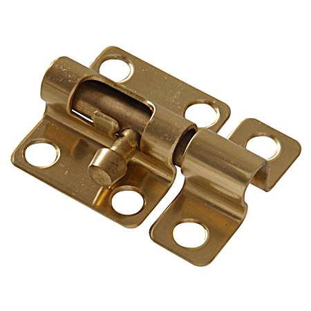Hardware Essentials Solid Brass Mini Barrel Bolt