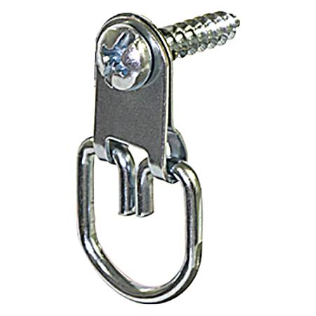 D-Ring Hangers Zinc - 4 Pk