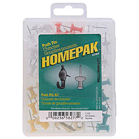 HomePak Kit - Push Pins - 1.5 oz.