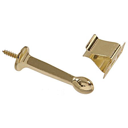 Hardware Essentials Rigid Door Stop with Holder