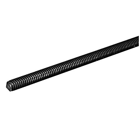 SteelWorks Coarse 4140/B7 Threaded Rod Heat Treated Oil Finish