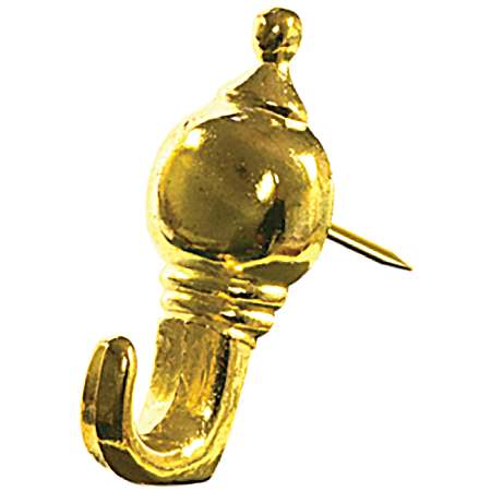 Colonial Gilt Decorative Push Pin Hangers