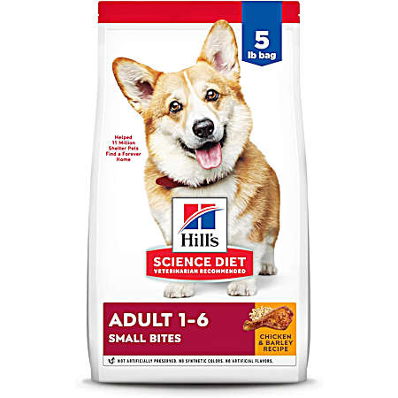 Science Diet Adult 1-6 Small Bites Chicken & Barley Dry Dog Food