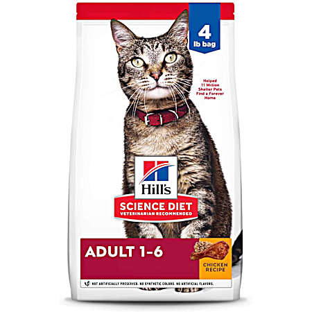 Science Diet Adult Chicken Recipe Dry Cat Food