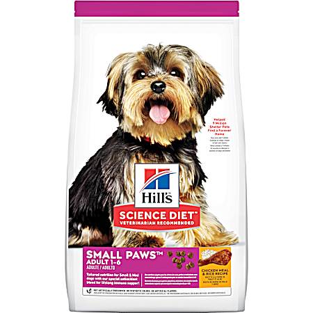 Science Diet Adult 1-6 Small Paws Chicken Meal & Rice Dry Dog Food