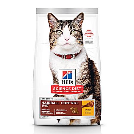 Science Diet Adult Hairball Control Chicken Recipe Dry Cat Food