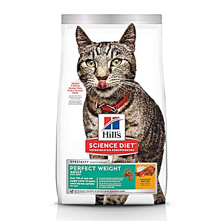 Science Diet Adult Perfect Weight Chicken Recipe Dry Cat Food