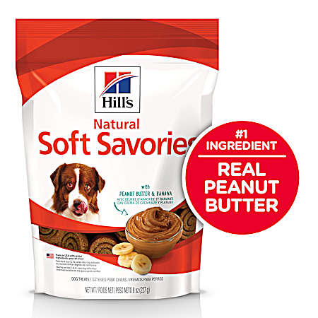 Science Diet Soft Savories w/ Peanut Butter & Banana Dog Treats